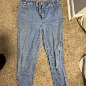 Lee Women's Mom Jeans - Light Blue